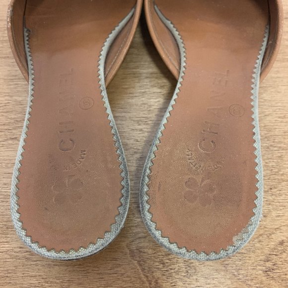 Authentic Chanel Mules / Slides - Picture 5 of 6
